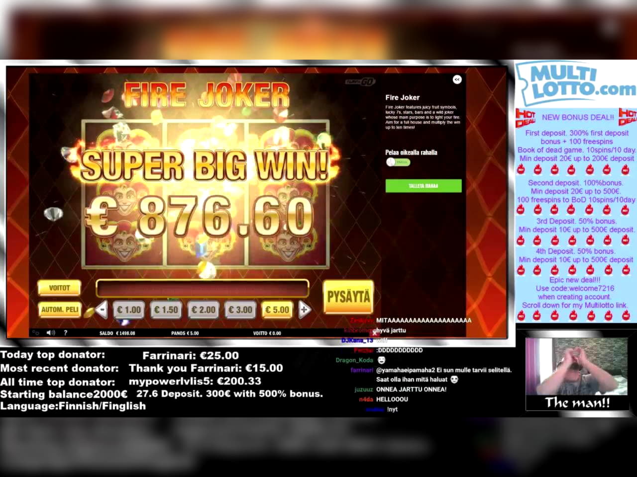 Euras 300 Nemokamas kazino bilietas Power Spins Casino